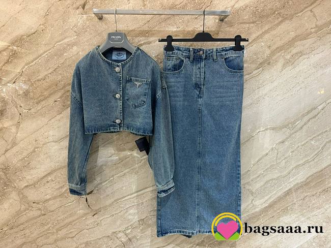 Bagsaaa Prada Denim Set  - 1