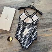 Bagsaaa Dior Swimsuit One Piece Obique Blue 02 - 4