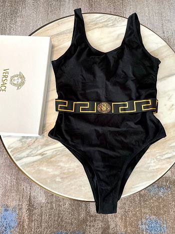 Bagsaaa Versace Swimsuit One Piece Black
