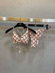 Bagsaaa Gucci GG Ebony Beige Bikini - 1