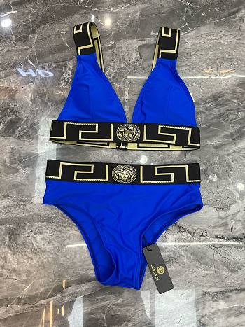 Bagsaaa Versace Blue Bikini