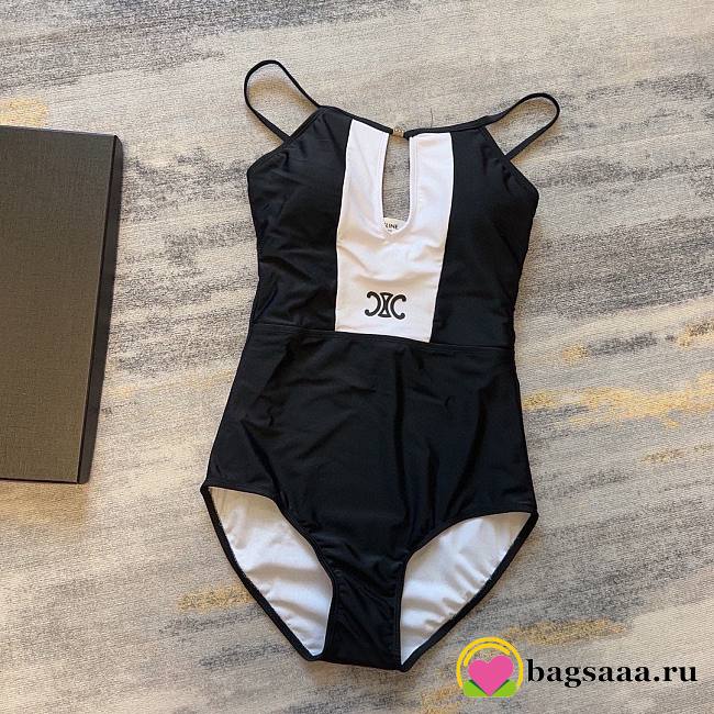 Bagsaaa Celine Swimsuit One Piece Black - 1