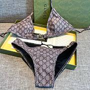 	 Bagsaaa Gucci GG Ebony Brown Bikini - 3