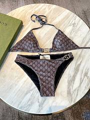 	 Bagsaaa Gucci GG Ebony Brown Bikini - 6