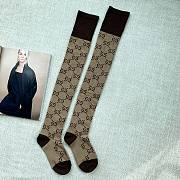 Bagsaaa Gucci Brown Socks Set 3 - 2