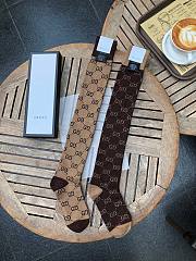 Bagsaaa Gucci GG Ebony Long Socks - 1