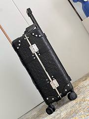 Bagsaaa Gucci X Globe-Trotter GG Supreme cabin case black leather - 4