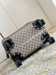 Bagsaaa Gucci X Globe-Trotter GG Supreme cabin case beieg - 4