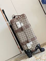Bagsaaa Gucci X Globe-Trotter GG Supreme cabin case beieg - 2