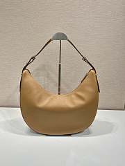 Bagsaaa Prada Arque large leather shoulder bag brown - 35*22.5*8cm - 5