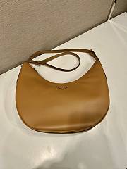 Bagsaaa Prada Arque large leather shoulder bag brown - 35*22.5*8cm - 2