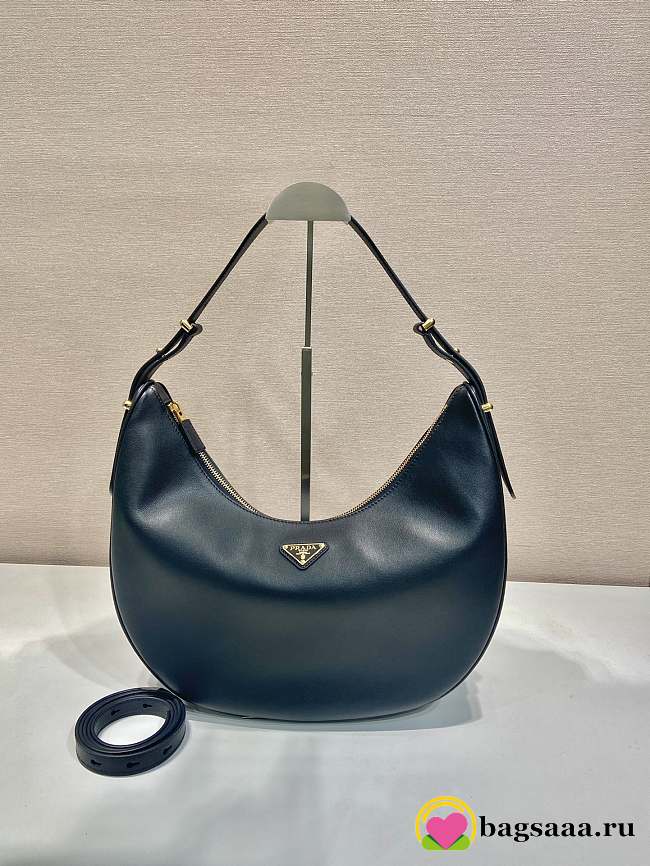 	 Bagsaaa Prada Arque large leather shoulder bag black - 35*22.5*8cm - 1