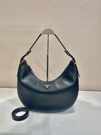	 Bagsaaa Prada Arque large leather shoulder bag black - 35*22.5*8cm