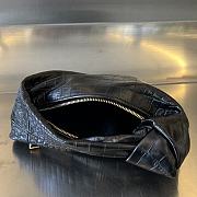Bagsaaa Bottega Veneta Jodie Black Crocodile Leather - 28*23*8cm - 6