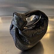 Bagsaaa Bottega Veneta Jodie Black Crocodile Leather - 28*23*8cm - 5