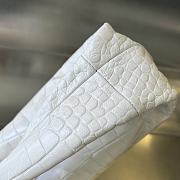 	 Bagsaaa Bottega Veneta Jodie White Crocodile Leather - 28*23*8cm - 4