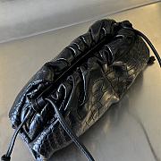 Bagsaaa Bottega Veneta Mini Pouch Black Crocodile Leather -  22*13*5cm - 2