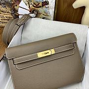 	 BAGSAAA HERMES KELLY DEPECHES 25 POUCH GREY - 3