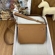 	 BAGSAAA HERMES KELLY DEPECHES 25 POUCH BROWN - 3
