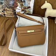 	 BAGSAAA HERMES KELLY DEPECHES 25 POUCH BROWN - 4