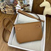 	 BAGSAAA HERMES KELLY DEPECHES 25 POUCH BROWN - 2