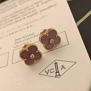 Bagsaaa Van Cleef & Arpels Clover Pink & Goldr Earrings - 6