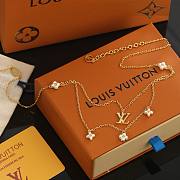 Bagsaaa Louis Vuitton Floragram Necklace Double Row  - 2