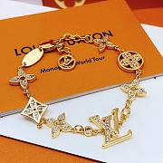 Bagsaaa Louis Vuitton Flower Crystal Bracelet  - 1