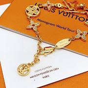 Bagsaaa Louis Vuitton Flower Crystal Bracelet  - 3