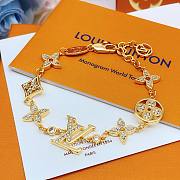 Bagsaaa Louis Vuitton Flower Crystal Bracelet  - 2