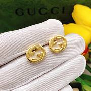 Bagsaaa Gucci Blondie Gold Earrings - 3