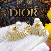 Bagsaaa Dior Jadior Pearl Stud Earrings - 5