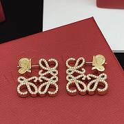 Bagsaaa Loewe Pave Anagram Earrings - 3
