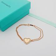 Bagsaaa Tiffany & Co Crystal Heart Bracelet  - 3