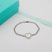 Bagsaaa Tiffany & Co Crystal Heart Bracelet  - 4