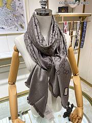 Bagsaaa Gucci GG Ebony Taupe Scarf  - 4