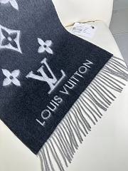 Bagsaaa Louis Vuitton Monogram Ombre Blue Scarf - 5