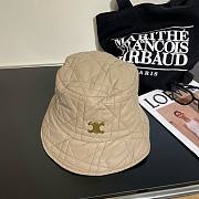 Bagsaaa Dior Bucket Leather Beige Hat  - 1
