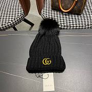 Bagsaaa Gucci GG Winter Hat with PomPom - 1