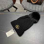 Bagsaaa Gucci GG Winter Hat with PomPom - 2