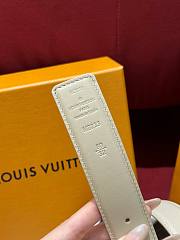 	 Bagsaaa Louis Vuitton Monogram Belt In White - 5