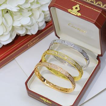 Bagsaaa Cartier Love Bracelet 18K Diamond-Paved