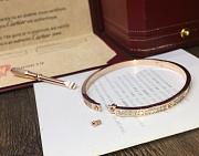 Bagsaaa Cartier Love Bracelet 18K Diamond-Paved Small - 4