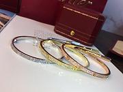Bagsaaa Cartier Love Bracelet 18K Diamond-Paved Small - 2