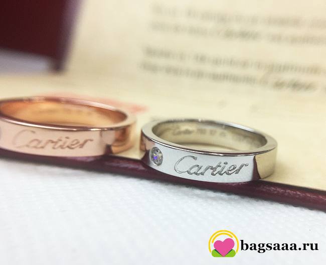 	 Bagsaaa Cartier C DE CARTIER WEDDING BAND 4MM - 1