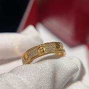 	 Bagsaaa Cartier Love Ring Diamond Paved 4-5mm - 2