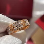 	 Bagsaaa Cartier Love Ring Diamond Paved 6.5mm - 1