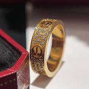 	 Bagsaaa Cartier Love Ring Diamond Paved 6.5mm - 3
