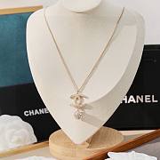 Bagsaaa Chanel Pearl drop Pendent Necklace  - 1