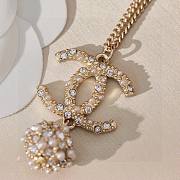 Bagsaaa Chanel Pearl drop Pendent Necklace  - 3